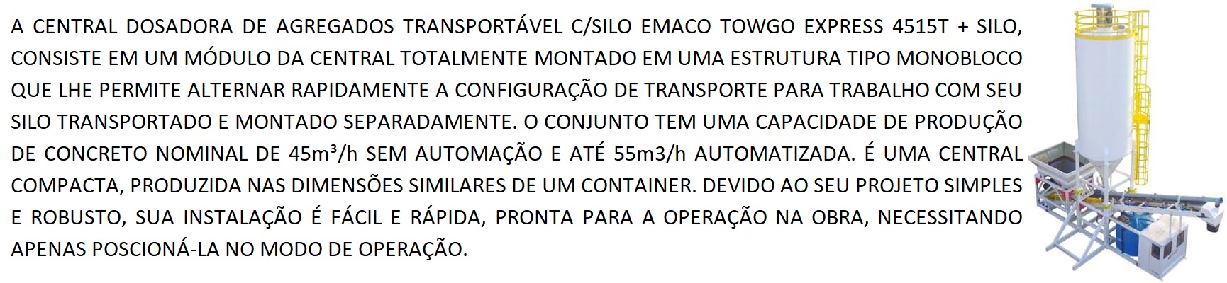 TOWGO TRANSPORTAVEL COM SILO 1